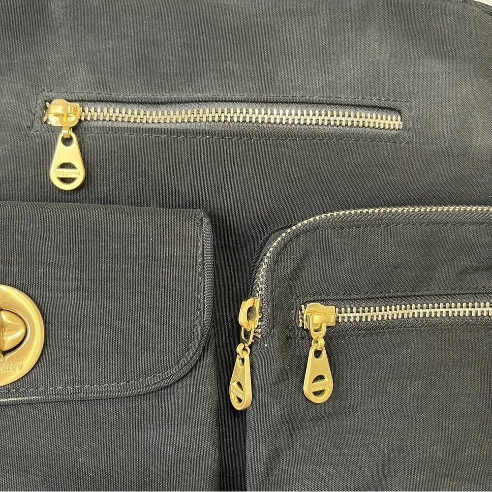 Baggallini Black Venice Laptop Tote Bag Travel Bag